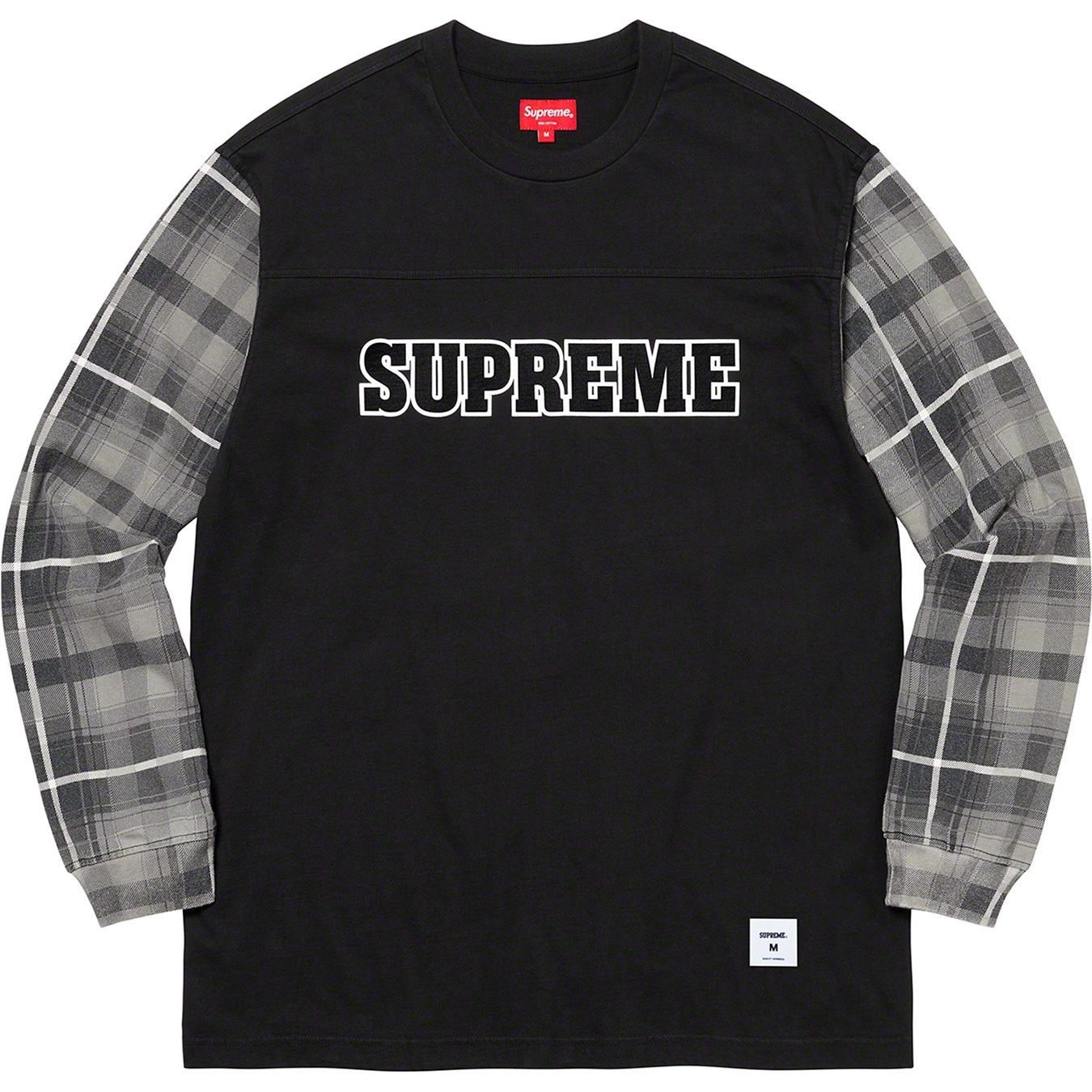Plaid Sleeve L/S Top view 6